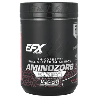 EFX Sports, AminoZorb® Elite 21 氨基酸，西瓜味，13.76 盎司（390 克）