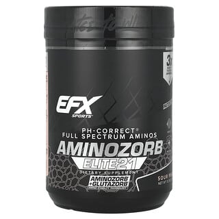 EFX Sports, AminoZorb® Elite 21, Ekşi Şeftali, 13,76 oz (390 g)