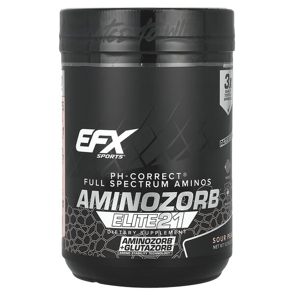 AminoZorb® Elite 21, Sour Peach, 13.76 oz (390 g)