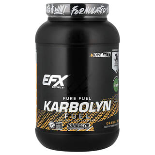EFX Sports, Pure Fuel Karbolyn® Fuel, Orange Mango, 4 lb 4.8 oz (1,950 g)