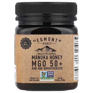 Egmont Honey, Multifloral Manuka Honey, Raw And Unpasteurized, MGO 50+, 8.82 oz (250 g)