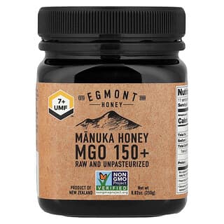 Egmont Honey, Manuka Honey, Raw And Unpasteurized, UMF™ 7+, MGO 150+, 8.82 oz (250 g)