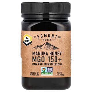 إيجمونت هوني‏, عسل المانوكا ، خام وغير مبستر ، UMF 7+ ، MGO 150+ ، 17.6 أونصة (500 جم)