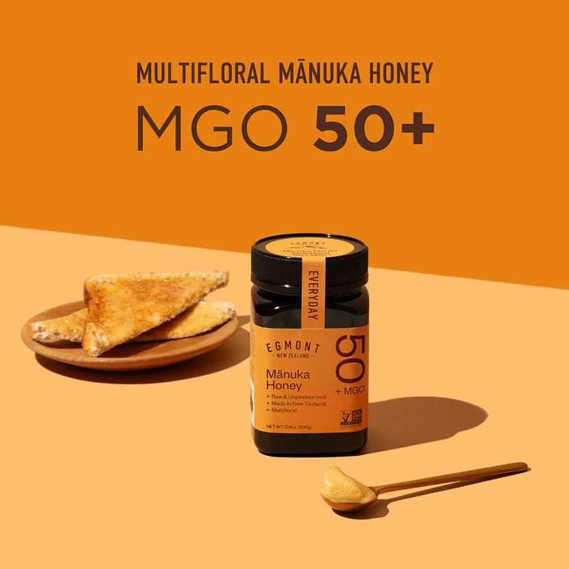 Mel de Manuka, Cru e Não Pasteurizado, MGO 50+, 500 g (17,6 oz)