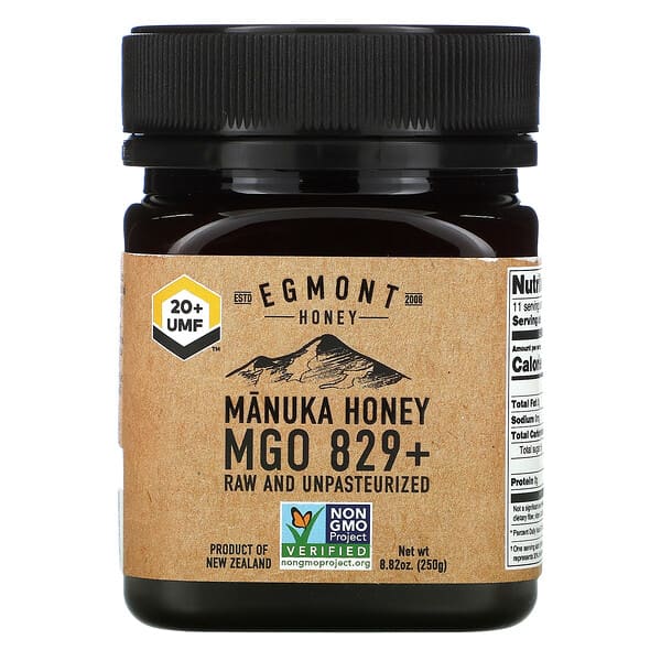 Egmont Honey, Manuka Honey, Raw And Unpasteurized, 829+ MGO,  8.82 oz (250 g)