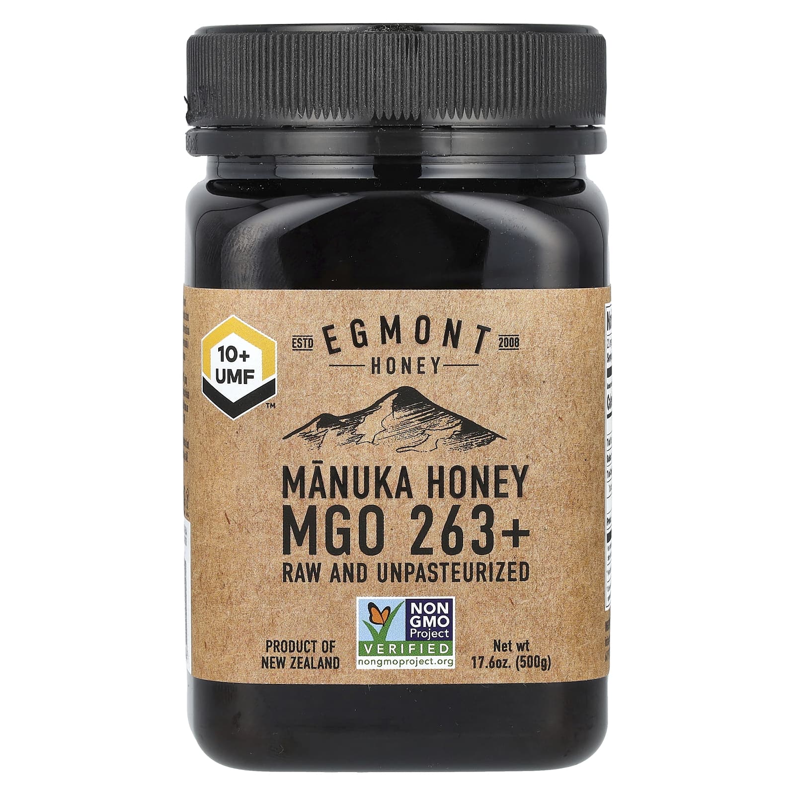 EGMONT マヌカハニー 500g UMF20+ エグモントハニー社 マヌカハニー MGO830+(UMF20+) 500g