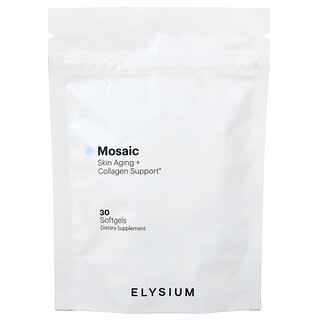 Elysium, Mosaic，皮肤衰老 + 胶原蛋白支持，30 粒软胶囊