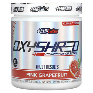 EHPlabs, Quemagrasas termogénico Oxyshred, Pomelo rosa`` 282 g (9,9 oz)