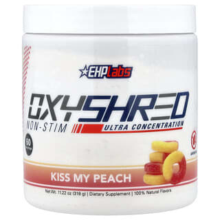 EHPlabs, OxyShred Non-Stim, Queimador de Gordura Termogênico, Kiss My Peach, 306 g (10,8 oz)