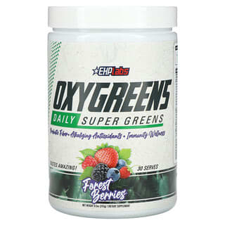 EHPlabs, Oxygreens Daily Super Greens, Bayas del bosque`` 243 g (8,5 oz)