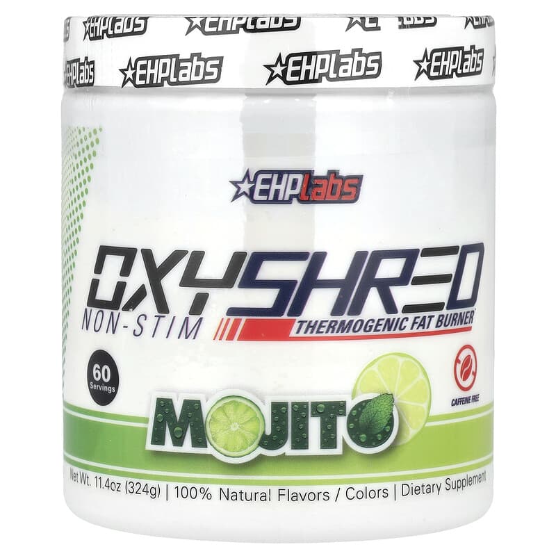 OxyShred Non-Stim, Thermogenic Fat Burner, Mojito, 11.4 oz (324 g)