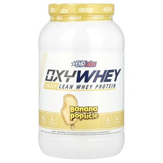 إي إتش بي لابس‏, OxyWhey ، بروتين مصل اللبن الخالي من الدهون يوميًا ، مصاصة الموز ، 1.82 رطل (825 جم)