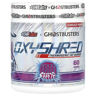 EHPlabs, Ghostbusters, OxyShred, bruciagrassi termogenico, Ecto Freeze, 344 g