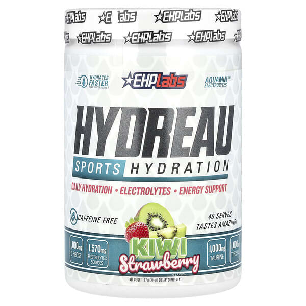 Hydreau Sports Hydration, Kiwi Strawberry, 10.7 oz (304 g)