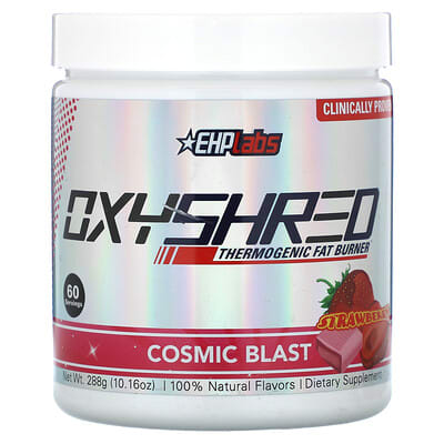 EHPlabs, Oxyshred Thermogenic Fat Burner, Cosmic Explosion, Strawberry Flavor, 10.16 oz (288 g)