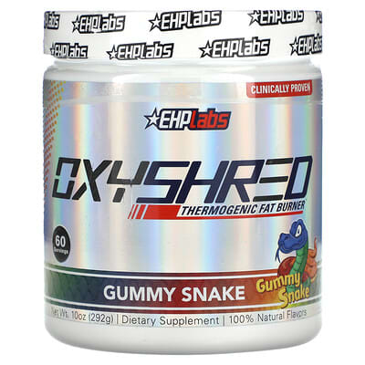 EHPlabs, OxyShred, Thermogenic Fat Burner, Snake Gummies, 10 oz (292 g)