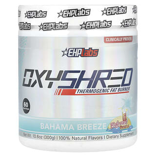 EHPlabs, OxyShred, Termojenik Yağ Yakıcı, Bahama Breeze, 10,6 oz (300 g)