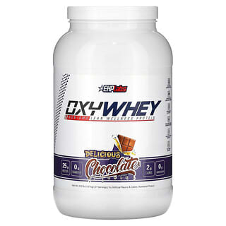 EHPlabs, OxyWhey, постный оздоровительный протеин, вкусный шоколад, 1,01 кг (2,22 фунта)