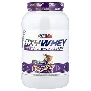 EHPlabs, OxyWhey, magert velværeprotein, deilig sjokolade, 2.22 lb (1.01 kg)