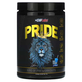 EHPlabs, Pride, Rey de los preentrenamientos, Granizado azul`` 358 g (12,6 oz)