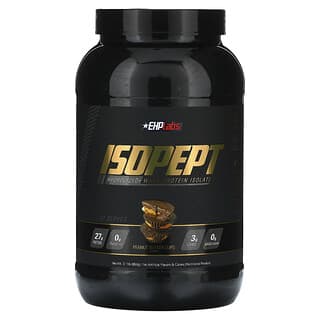 EHPlabs, IsoPept, гидролизованный изолят сывороточного протеина, чашки с арахисовой пастой, 959 г (2,11 фунта)