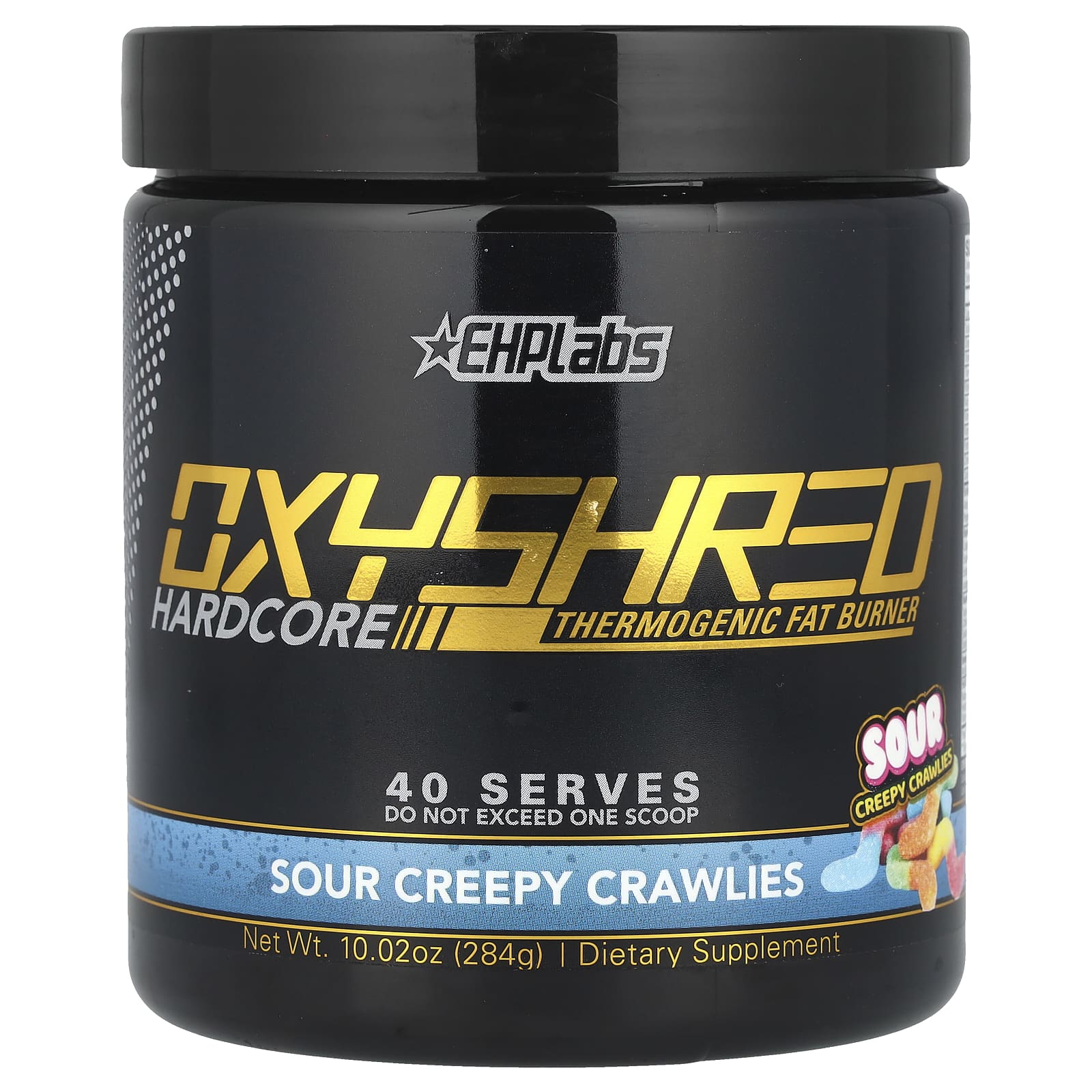 OxyShred Hardcore, Thermogenic Fat Burner, Sour Creepy Crawlies