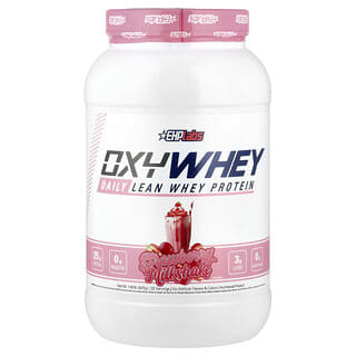 EHPlabs, OxyWhey, Mageres Wellness-Protein, Erdbeer-Milchshake, 880 g (1,94 lb.)