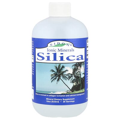 Eidon Ionic Minerals, Iron Mineral Supplement, Silica, 18 oz (533 ml)