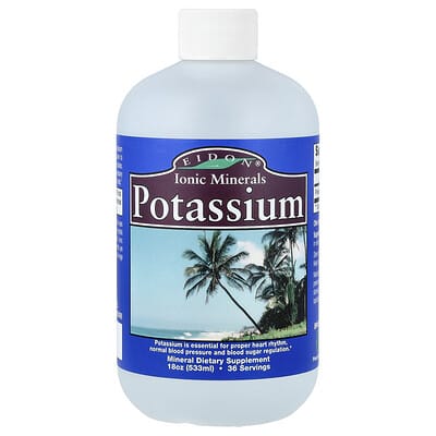 Eidon Ionic Minerals, Ionic Minerals, Potassium, 18 oz (533 ml)