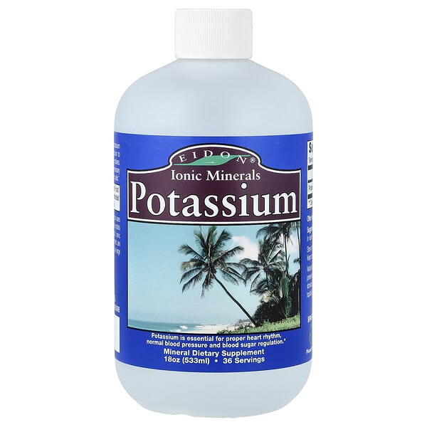 Ionic Minerals, Potassium, 18 oz (533 ml)