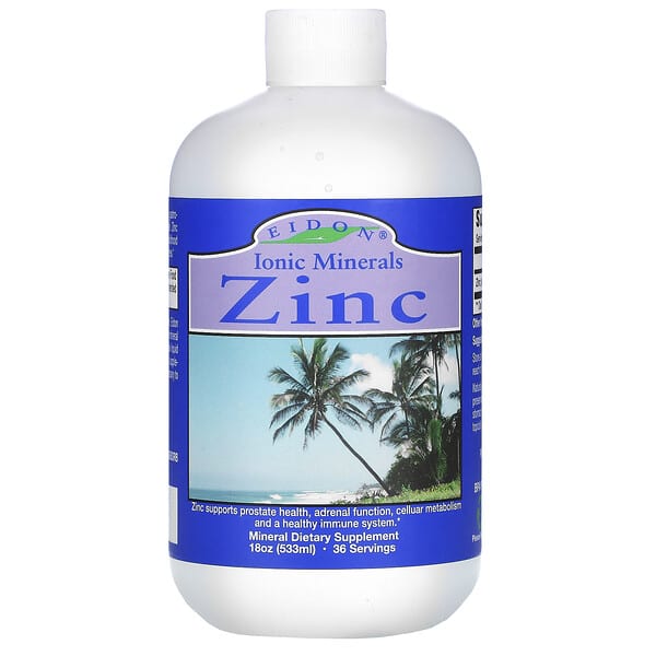 Eidon Mineral Supplements, Zinco, 533 ml (18 oz)