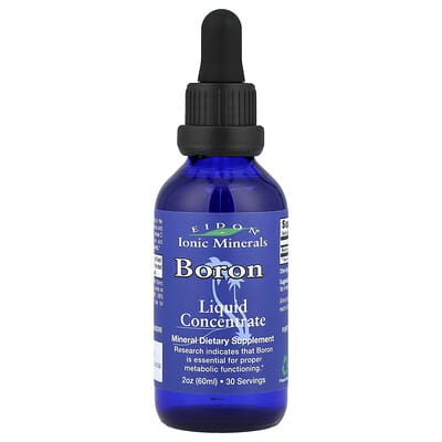 Eidon Ionic Minerals, Boron, Concentrate, 10 mg, 2 oz (60 ml)