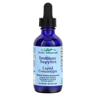 Eidon Mineral Supplements, Ionic Minerals, Immune Support, Liquid Concentrate, 2 oz (60 ml)