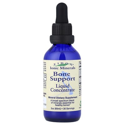 Eidon Ionic Minerals, Ionic Minerals, Bone Support, Liquid Concentrate, 2 oz (60 ml)