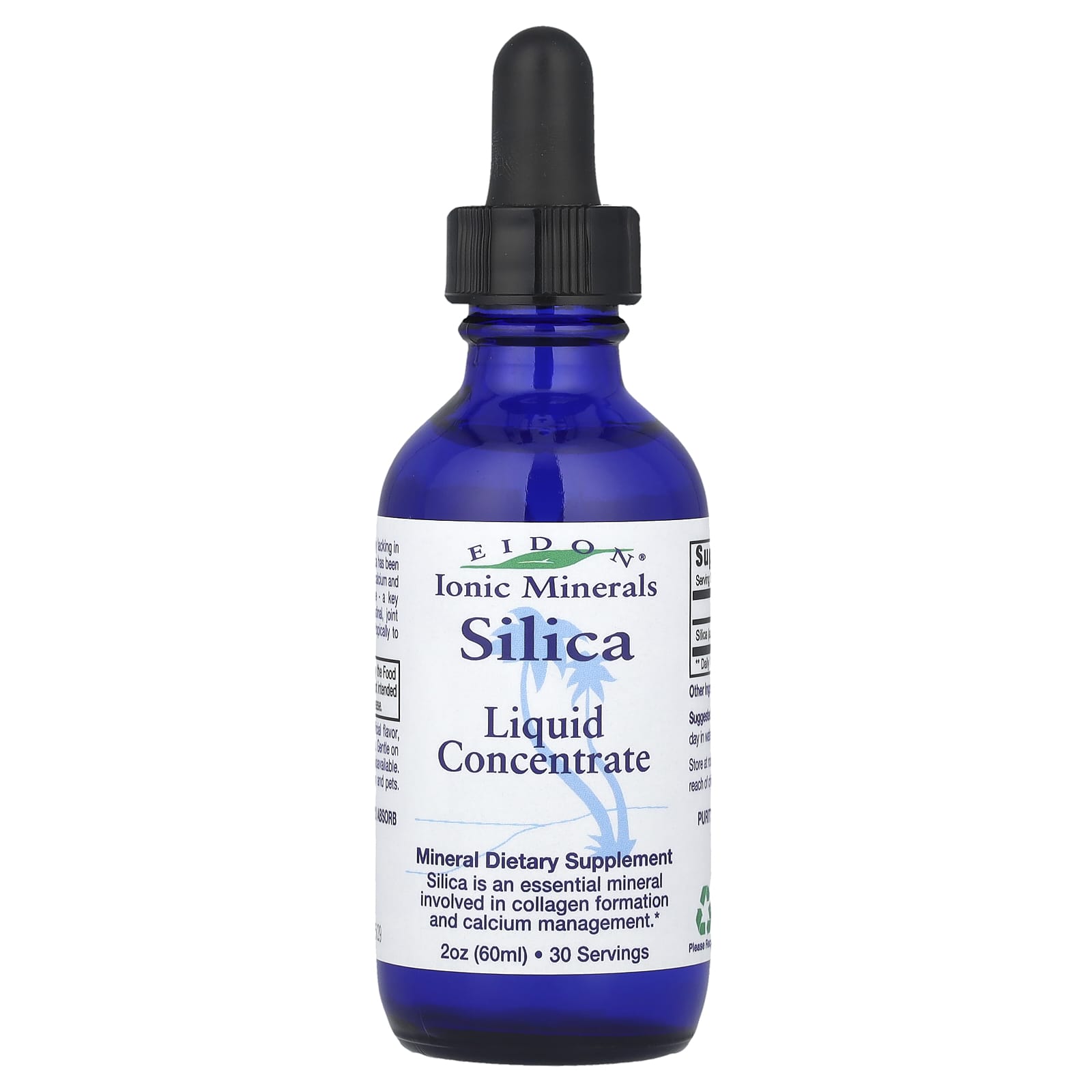 Silica, Liquid Concentrate, 375 mg, 2 oz (60 ml)