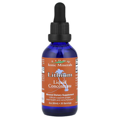 Eidon Ionic Minerals, Lithium, Concentrate, 2 mg, 2 oz (60 ml)