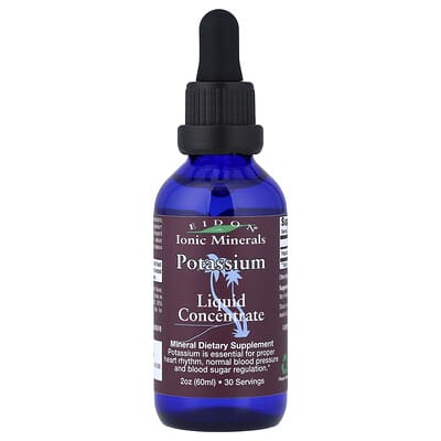Eidon Ionic Minerals, Potassium, Liquid Concentrate, 2 oz (60 ml)