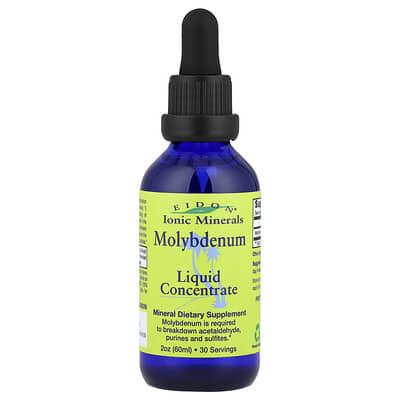Eidon Ionic Minerals, Molybdenum, Liquid Concentrate, 2 oz (60 ml)
