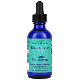 Eidon Mineral Supplements, Electrolytes, Liquid Concentrate, 2 oz (60 ml)