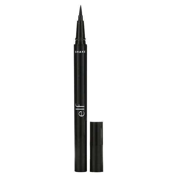 E.L.F., H2Oプルーフアイライナーペン、ジェットブラック、0.7ml（0.02液量オンス）