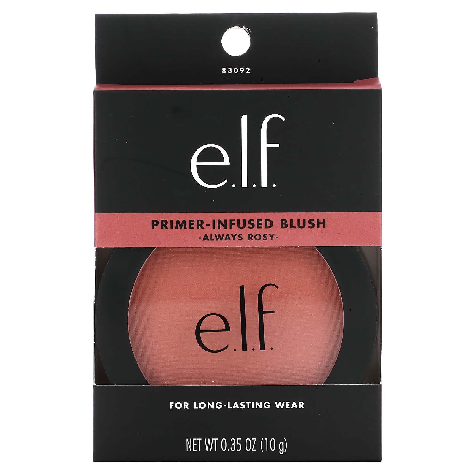 E.L.F., Primer-Infused Blush, Always Rosy, 0.35 oz (10 g) (Discontinued ...