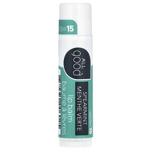 All Good Products, Bálsamo labial, Hierbabuena, FPS 15, 4,2 g (0,15 oz)'