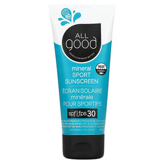All Good Products, Mineral Sport Sunscreen, SPF 30, 3 fl oz (89 ml)