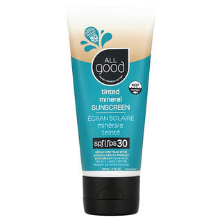 All Good Products, Tinted Mineral Sunscreen, SPF 30, 3 fl oz (89 ml)