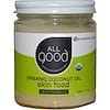 Organic Coconut Oil, Skin Food, Lemongrass, 7.5 fl oz (222 ml)