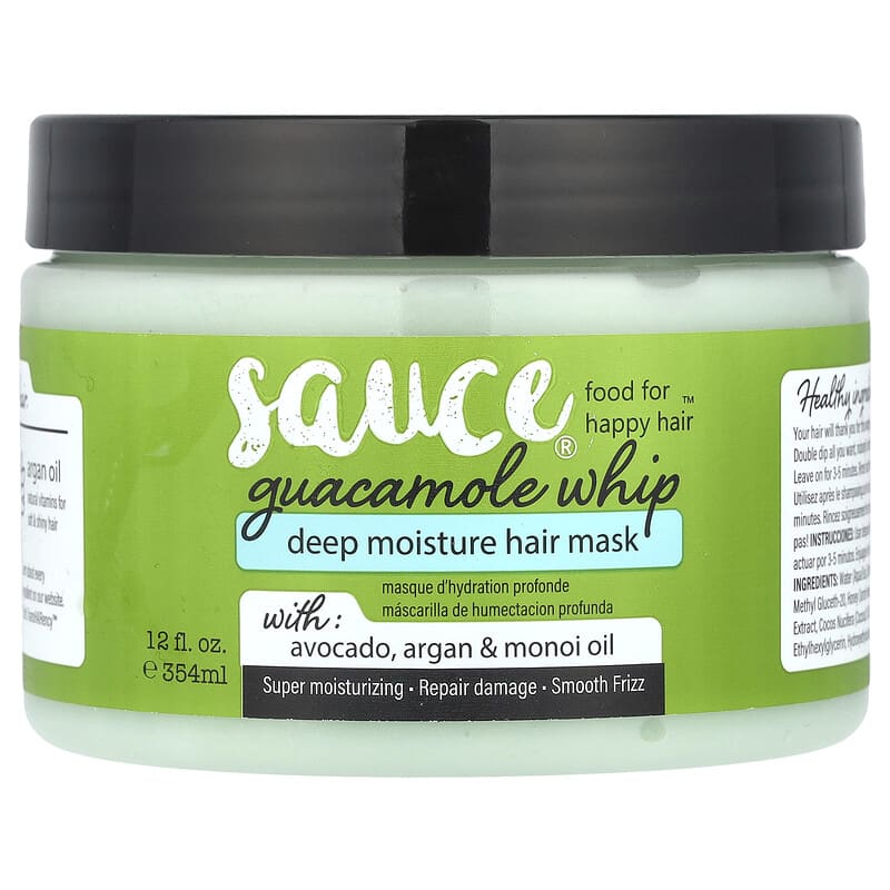 Deep Moisture Hair Mask, Guacamole Whip, 12 fl oz (354 ml)