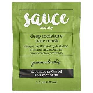 Sauce Beauty, Mascarilla capilar de humectación profunda, Batido de guacamole, 30 ml (1 oz. líq.)