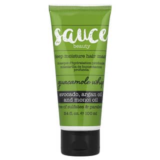 Sauce Beauty, Deep Moisture Hair Mask, feuchtigkeitsspendende Haarmaske, Guacamole Whip, feuchtigkeitsspendende Haarmaske, Guacamole Whip, 100 ml (3,4 fl. oz.)