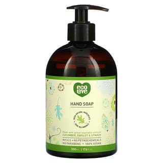 Eco Love, Hand Soap, Cucumber, Parsley & Spinach, 17.6 fl oz (500 ml)