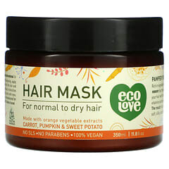 Eco Love, Haarmaske, Karotte, Kürbis und Süßkartoffel, 350 ml (11,8 fl. oz.)